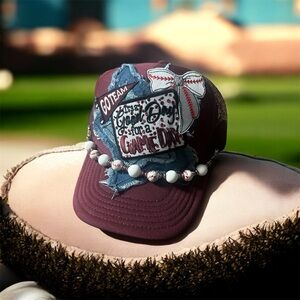 OTTO Maroon Women's Sports Cap